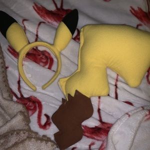 Pikachu Halloween Ears and Tail